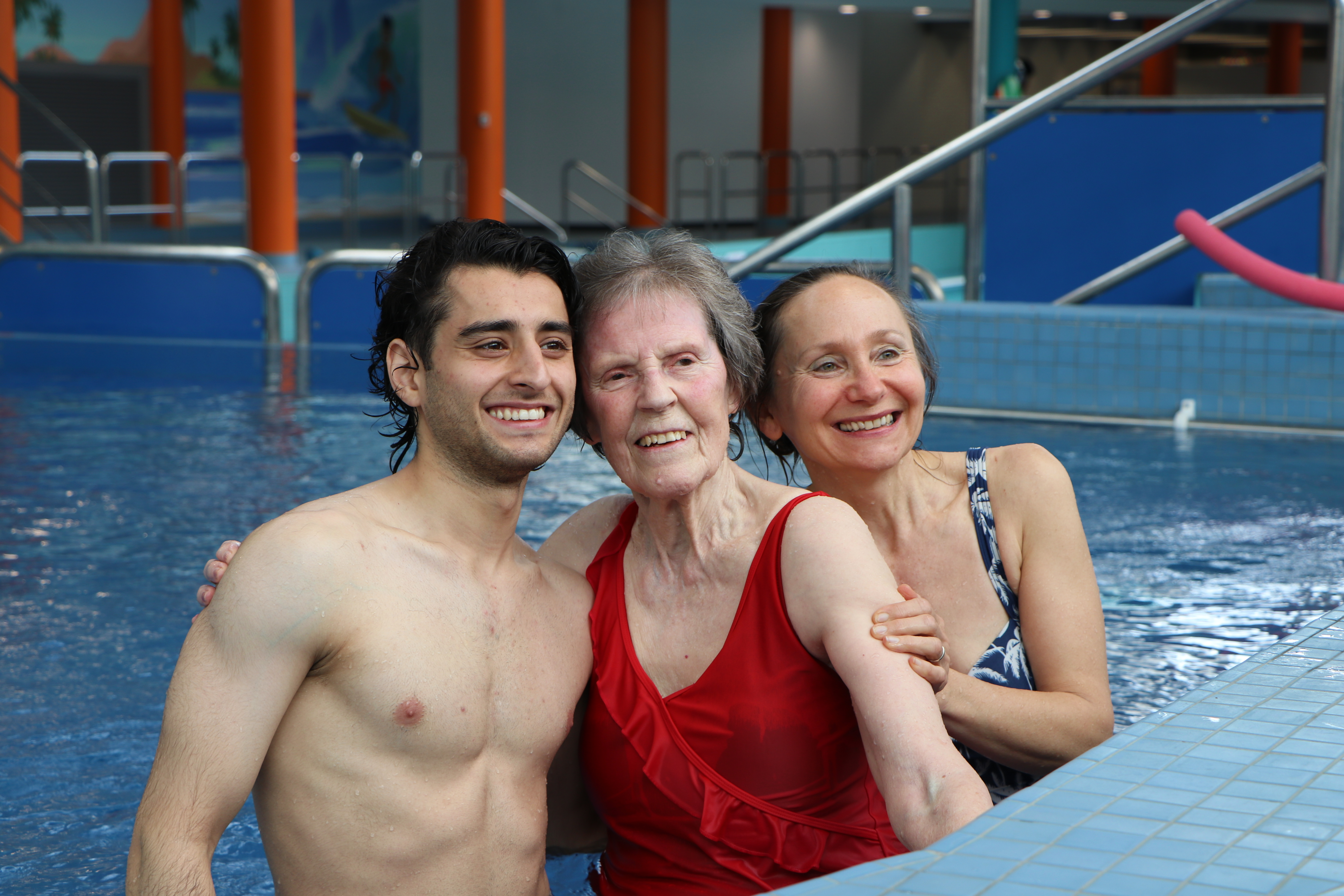 I took Edith swimming